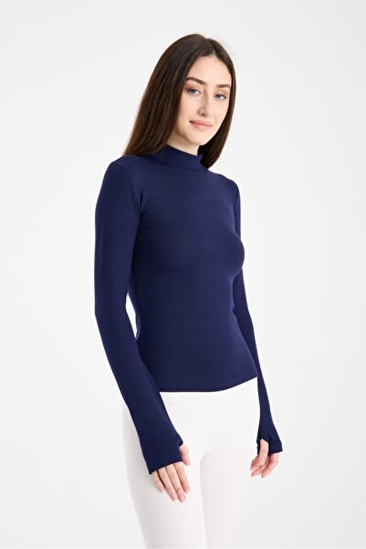 KATALOG Yumuşak Dokulu Likralı Yarım Yaka Body