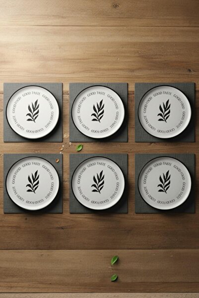 ALBETTO طقم تقديم سيراميك مكون من 6 قطع، طبق كيك جيد للطعام