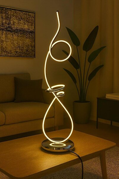 FERLUCE AVİZE LEDLİ LAMBADER VORTEX KROM