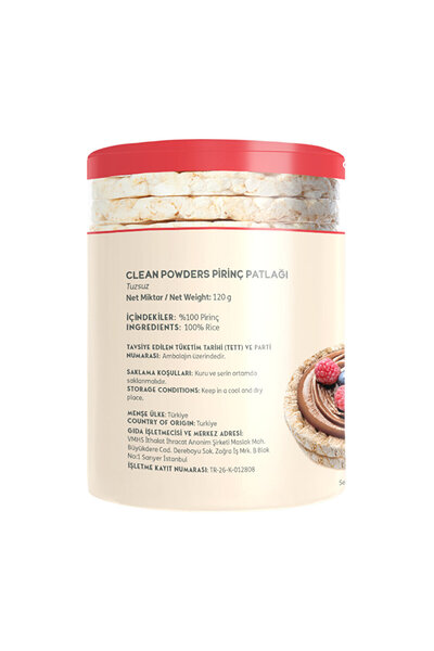 Clean Powders Pirinç Patlağı 120 Gr