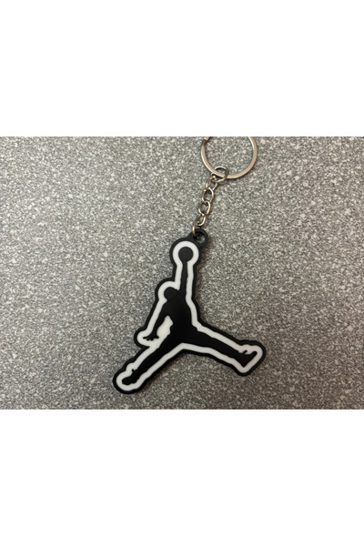 SORA DESIGN Basketball Slam Dunk Silhouette Figured Decorative Keychain Bag A...