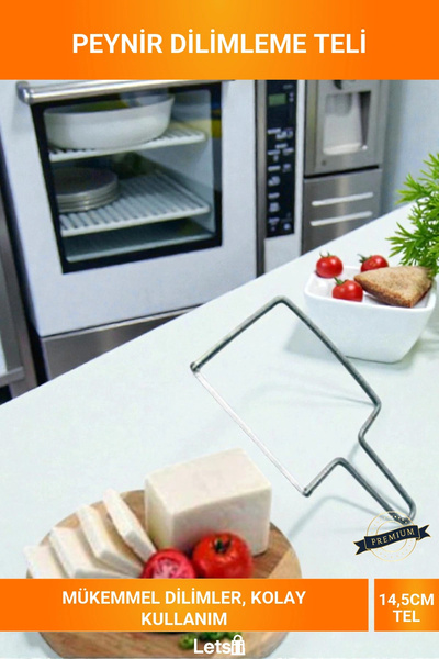 Letsii Pratik Peynir Dilimleme Teli Mükemmel Dilimler İçin Peynir Kesici