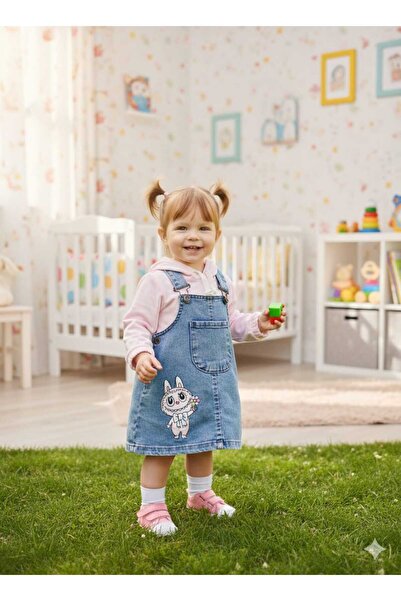 Oryeda جينز ريمكلي بادي للفتيات مطبوع