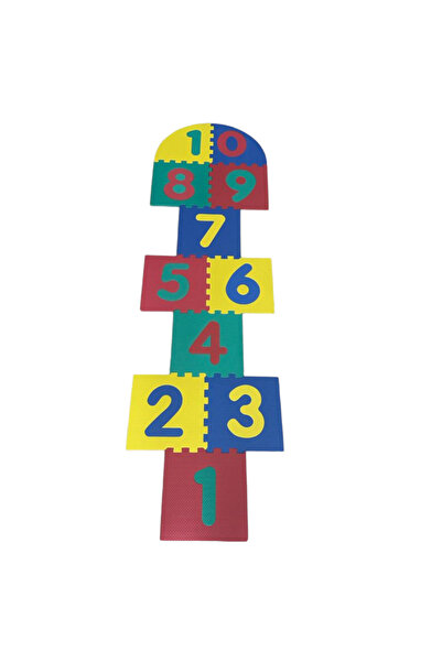 OEM Puzzle covor de podea, kidsNplay, tip sotron, 175 cm, 10 piese, multicolor