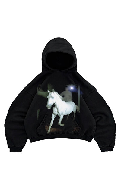 SLAY Boxy Fit Printed Hoodie - Premium Cotton Fleece 360 GSM