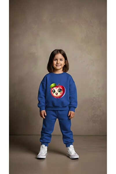 playwear Hanorac de echipă cu imprimeu SHINING APPLE pentru fete și băieți, c...