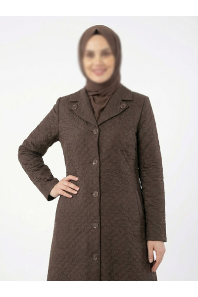 dcn giyim 1985 Women's Quilted Overcoat-572
