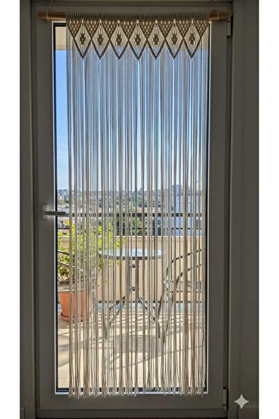 ME TERRA Makrome Perde Kapı Duvar Susu