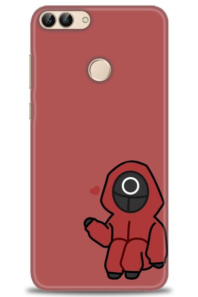 Rulet Aksesuar حافظة متوافقة مع هاتف هواوي بي سمارت HD مطبوع + واقي شاشة سيرا...