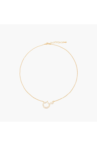 Lifestyle قلادة مزخرفة بقلادة مزودة بمشبك على شكل مخلب الكركند