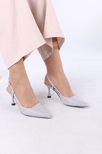 Layber Women's Stone Pattern High Heel Shoes Comfortable Women's Heeled Shoes Evening Dress Shoes