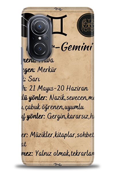 Rulet Aksesuar غطاء متوافق مع هاتف هواوي نوفا 9 SE HD مطبوع - غطاء سيليكون مص...