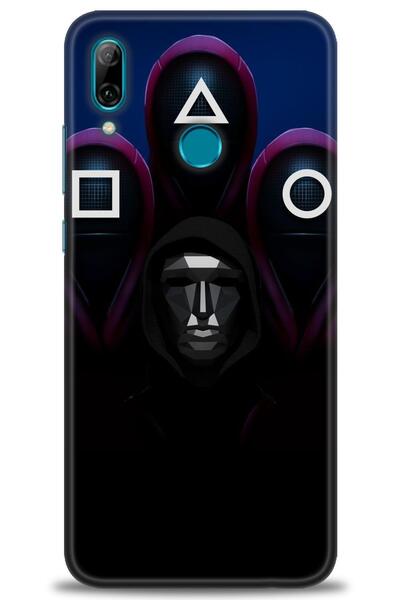 Rulet Aksesuar حافظة متوافقة مع هاتف هواوي بي سمارت 2019 HD مطبوع + واقي شاشة...