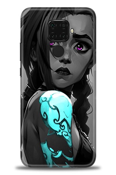 Rulet Aksesuar غطاء متوافق مع هاتف هواوي ميت 30 لايت HD مطبوع - غطاء سيليكون ...