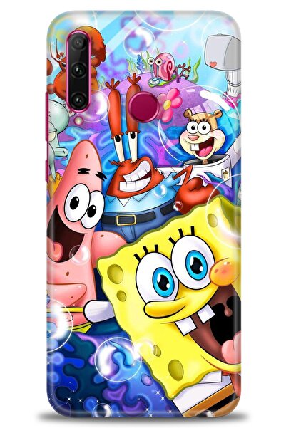 Rulet Aksesuar غطاء متوافق مع هاتف هواوي هونر 20 لايت HD مطبوع - غطاء سيليكون...