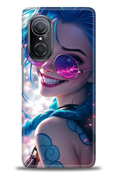 Rulet Aksesuar غطاء متوافق مع هاتف هواوي نوفا 9 SE HD مطبوع - غطاء سيليكون مص...