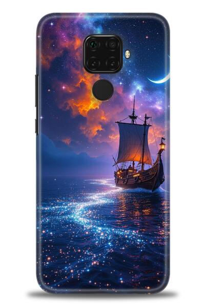 Rulet Aksesuar غطاء متوافق مع هاتف هواوي ميت 30 لايت HD مطبوع - غطاء سيليكون ...