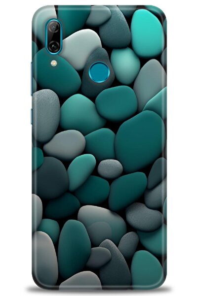 Rulet Aksesuar غطاء متوافق مع هاتف هواوي بي سمارت 2019 HD مطبوع - غطاء سيليكو...