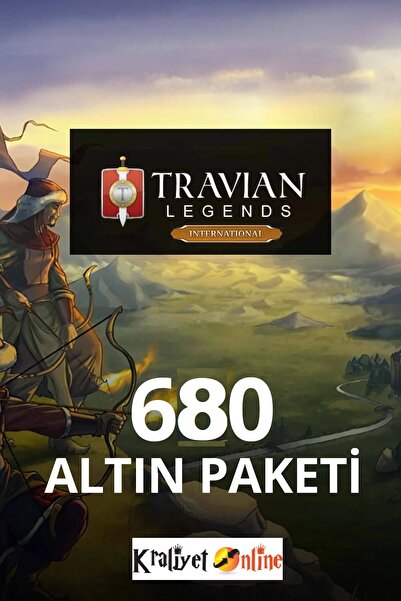 KraliyetOnline Travian Legends international 680 Gold-Altın