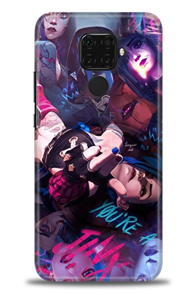 Rulet Aksesuar غطاء متوافق مع هاتف هواوي ميت 30 لايت HD مطبوع - غطاء سيليكون ...