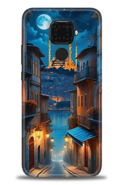 Rulet Aksesuar غطاء متوافق مع هاتف هواوي ميت 30 لايت HD مطبوع - غطاء سيليكون ...