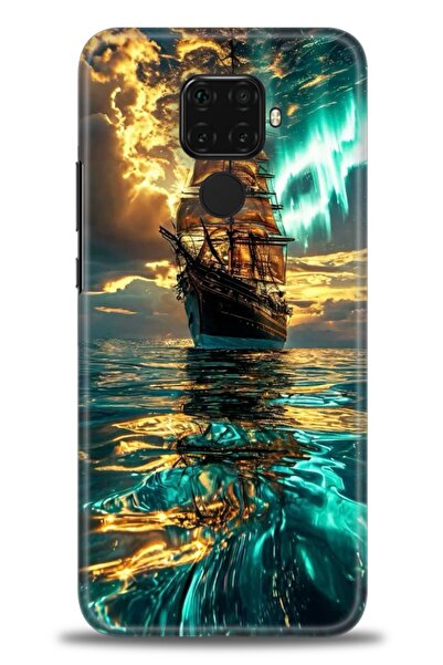 Rulet Aksesuar غطاء متوافق مع هاتف هواوي ميت 30 لايت HD مطبوع - غطاء سيليكون ...