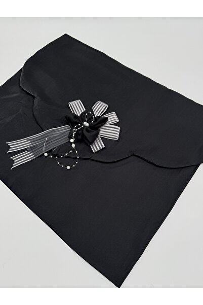 AYHANHOME Pearl Embroidered Monaray Shiny Satin Dowry Box Luxury Envelope Bundle