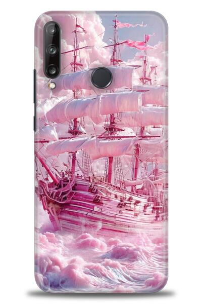 Rulet Aksesuar غطاء متوافق مع هاتف هواوي P40 Lite E HD مطبوع - غطاء سيليكون م...