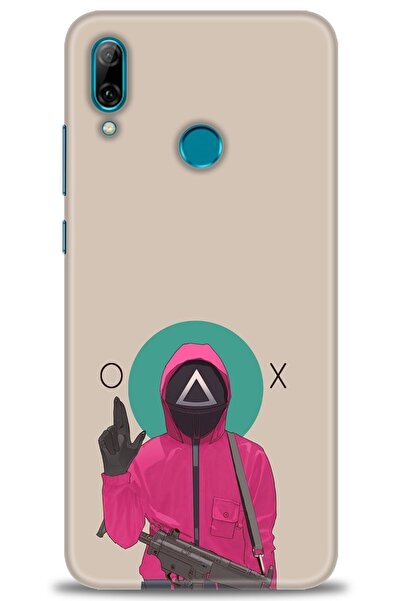 Rulet Aksesuar غطاء متوافق مع هاتف هواوي بي سمارت 2019 HD مطبوع - غطاء سيليكو...