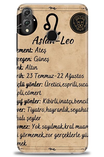 Rulet Aksesuar غطاء متوافق مع هاتف هواوي هونر 8X HD مطبوع - غطاء سيليكون مصمم...