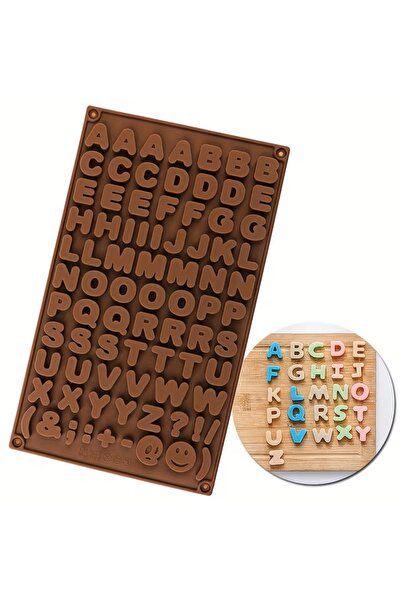 Siliko World Silicone Chocolate Mold Multi Alphabet Mold