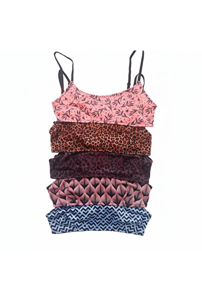 BONBON حمالة صدر نسائية بدون أسلاك بدون دعم، 5 ألوان، حزمة من 5 حمالات صدر BB...