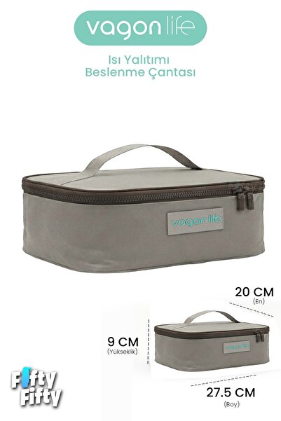 Vagonlife Heat Insulated Thermal Lunch Box Food Carry Thermos Bag Hot and Cold -Ffvgnb1060