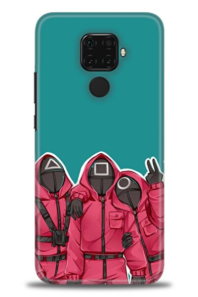 Rulet Aksesuar غطاء متوافق مع هاتف هواوي ميت 30 لايت HD مطبوع - غطاء سيليكون ...