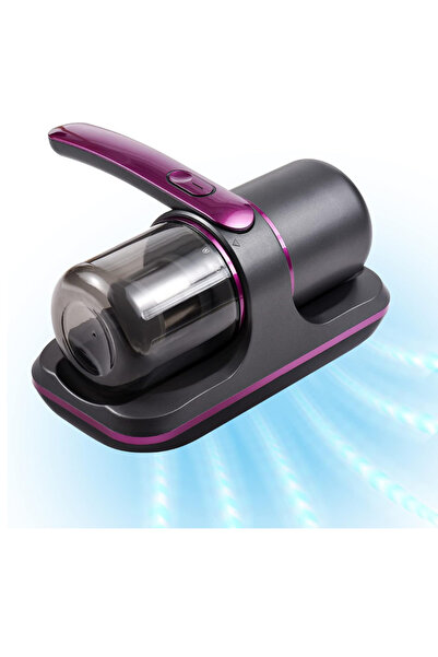 LAOBAN مكنسة كهربائية صغيرة الحجم للمراتب، 100 واط، محمولة باليد، لاسلكية، تعمل بالأشعة فوق البنفسجية، قوة شفط قوية 8000 باسكال