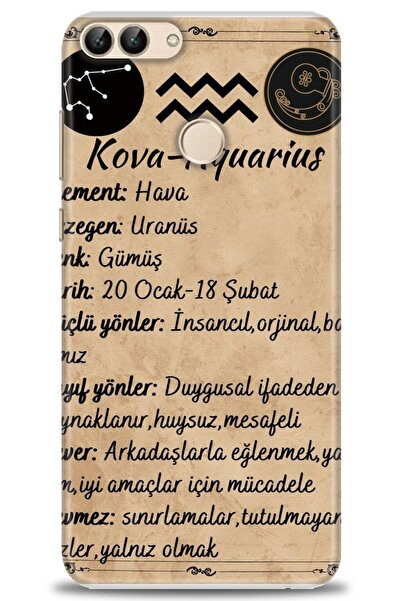 Rulet Aksesuar غطاء متوافق مع هاتف هواوي بي سمارت HD مطبوع - غطاء سيليكون مصم...