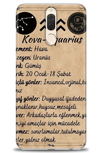 Rulet Aksesuar غطاء متوافق مع هاتف هواوي ميت 10 لايت HD مطبوع - غطاء سيليكون ...