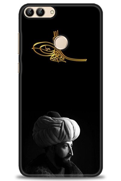 Rulet Aksesuar غطاء متوافق مع هاتف هواوي بي سمارت HD مطبوع - غطاء سيليكون مصم...