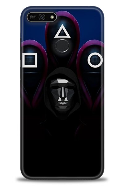 Rulet Aksesuar غطاء متوافق مع هاتف Huawei Honor 7A HD مطبوع - غطاء سيليكون مص...