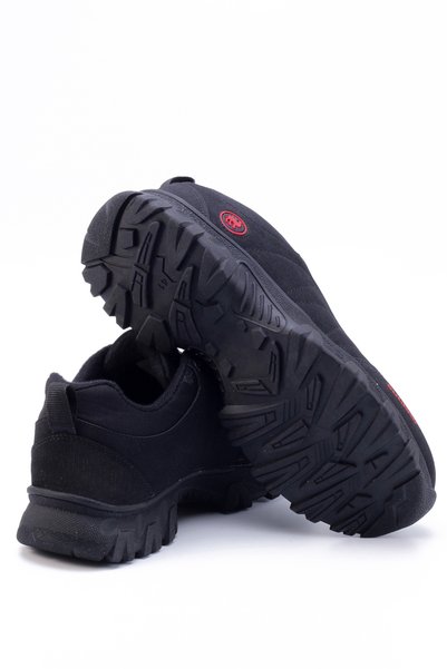 l lugshoes ayakkabı Black Winter Durable Lace-Up Unisex Outdoor Boots 4054