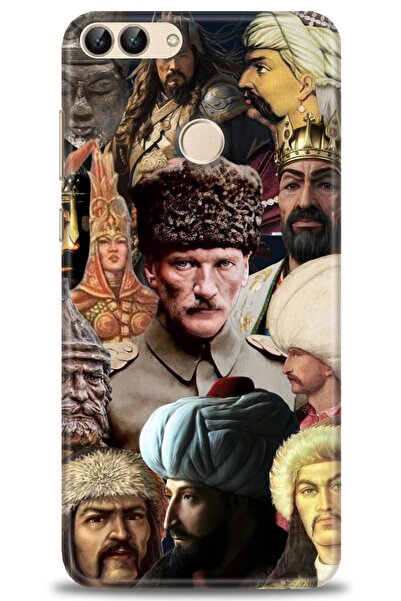 Rulet Aksesuar غطاء متوافق مع هاتف هواوي بي سمارت HD مطبوع - غطاء سيليكون مصم...