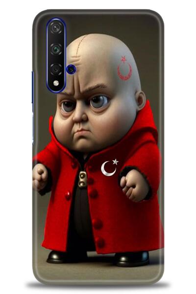 Rulet Aksesuar غطاء متوافق مع هاتف هواوي هونر مطبوع HD - غطاء سيليكون مصمم - 245