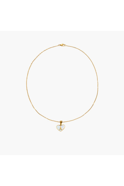 Lifestyle قلادة على شكل حرف A مع مشبك إغلاق على شكل مخلب الكركند