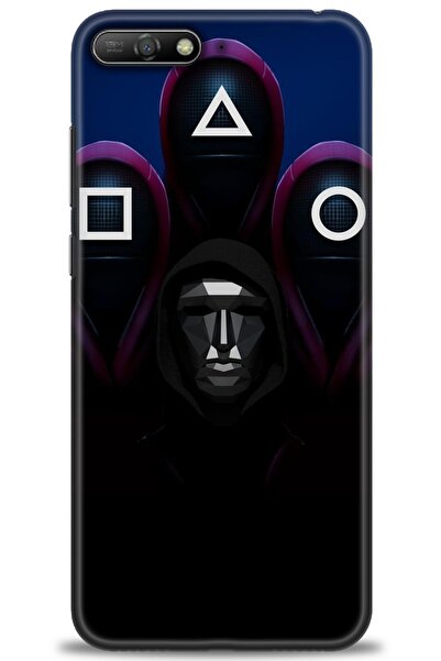 Rulet Aksesuar غطاء متوافق مع هاتف هواوي Y6 2018 HD مطبوع - غطاء سيليكون بتصم...