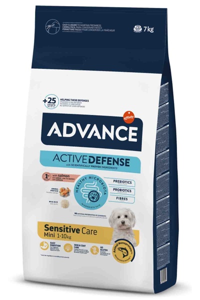 Advance sensitive köpek 7kg somonlu mini adult küçük Irk yetişkin köpek maması
