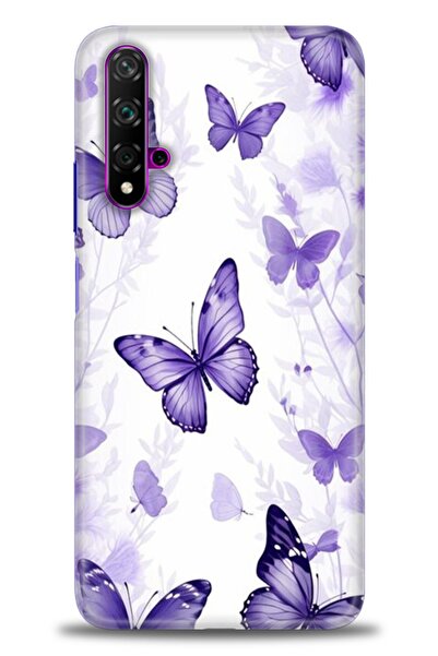 Rulet Aksesuar Huawei Nova 5T Uyumlu Kılıf HD Baskılı Kapak - Tasarım Silikon...