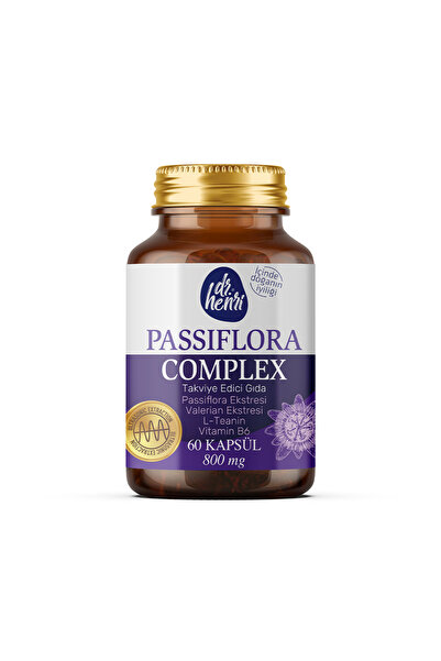 Dr.Henri Passiflora Complex – Passiflora, Valerian, L-Teanin ve Vitamin B6 60...
