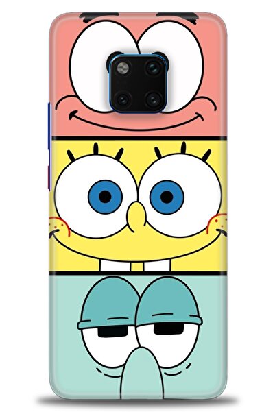 Rulet Aksesuar غطاء متوافق مع هاتف هواوي ميت 20 برو HD مطبوع - غطاء سيليكون م...