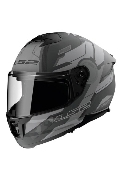 LS2 STREAM 2 SHADOW -GRİ KASK