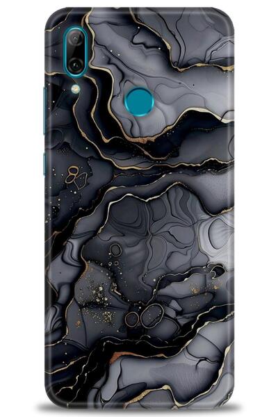 Rulet Aksesuar غطاء متوافق مع هاتف هواوي بي سمارت 2019 HD مطبوع - غطاء سيليكو...